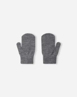 Merino Wool Blend Knit Mittens - Sumppu