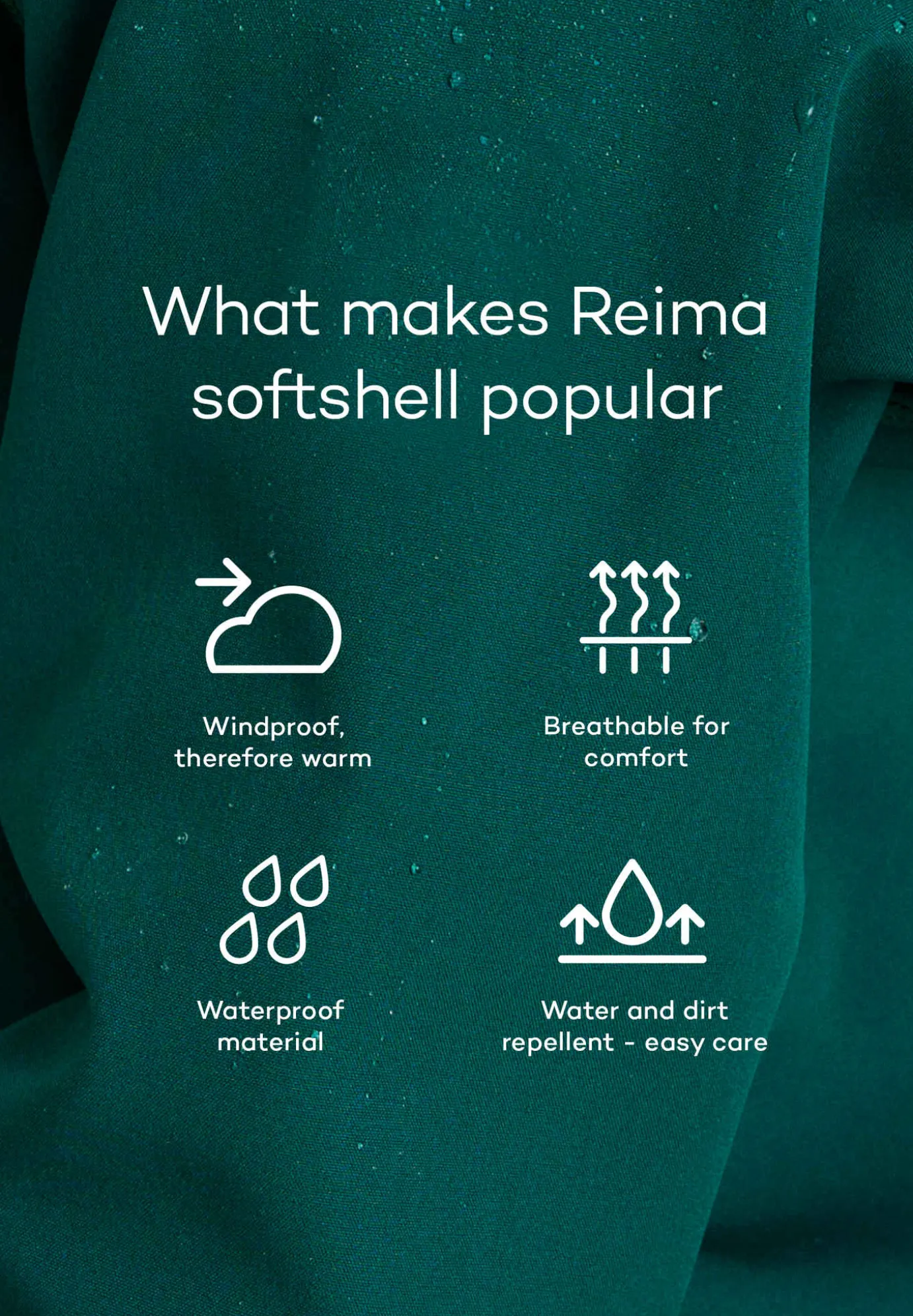 Water-Repellent Softshell Gloves - Tehden